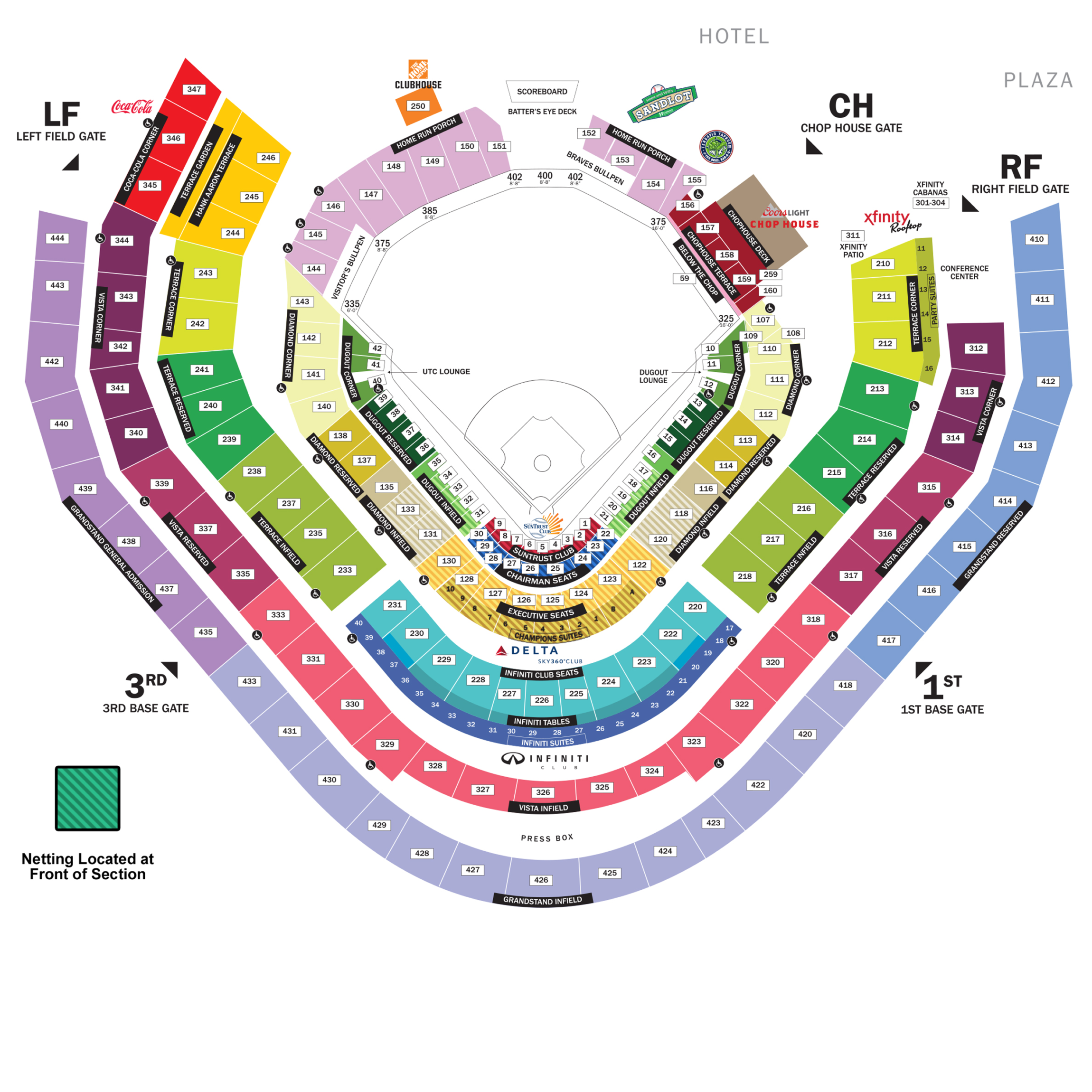 View Truist Park Seating Chart