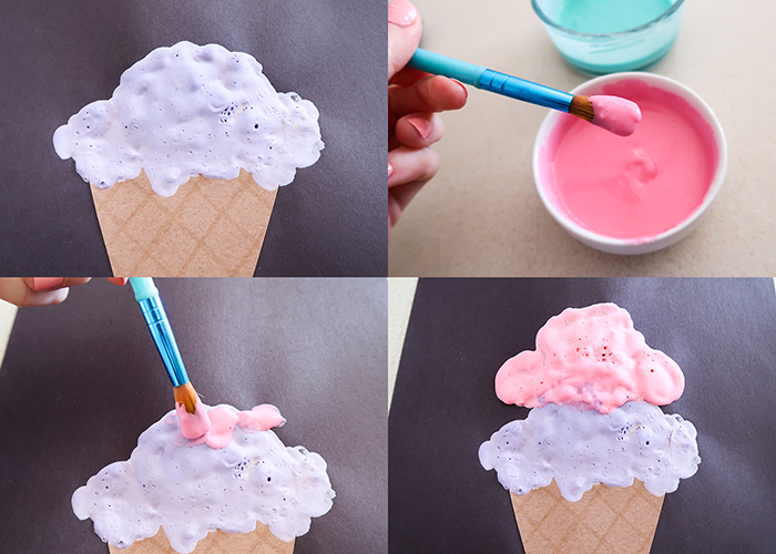 Puffy Paint Ice Cream Cone