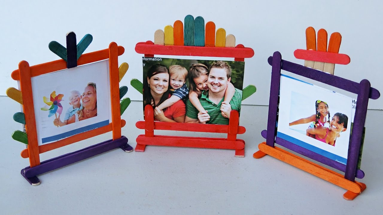 Popsicle Stick Picture Frame