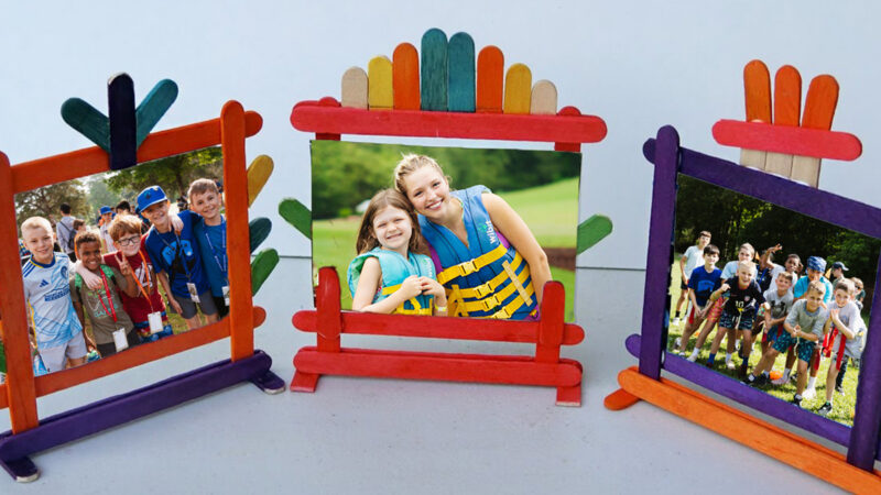 Popsicle Stick Picture Frame
