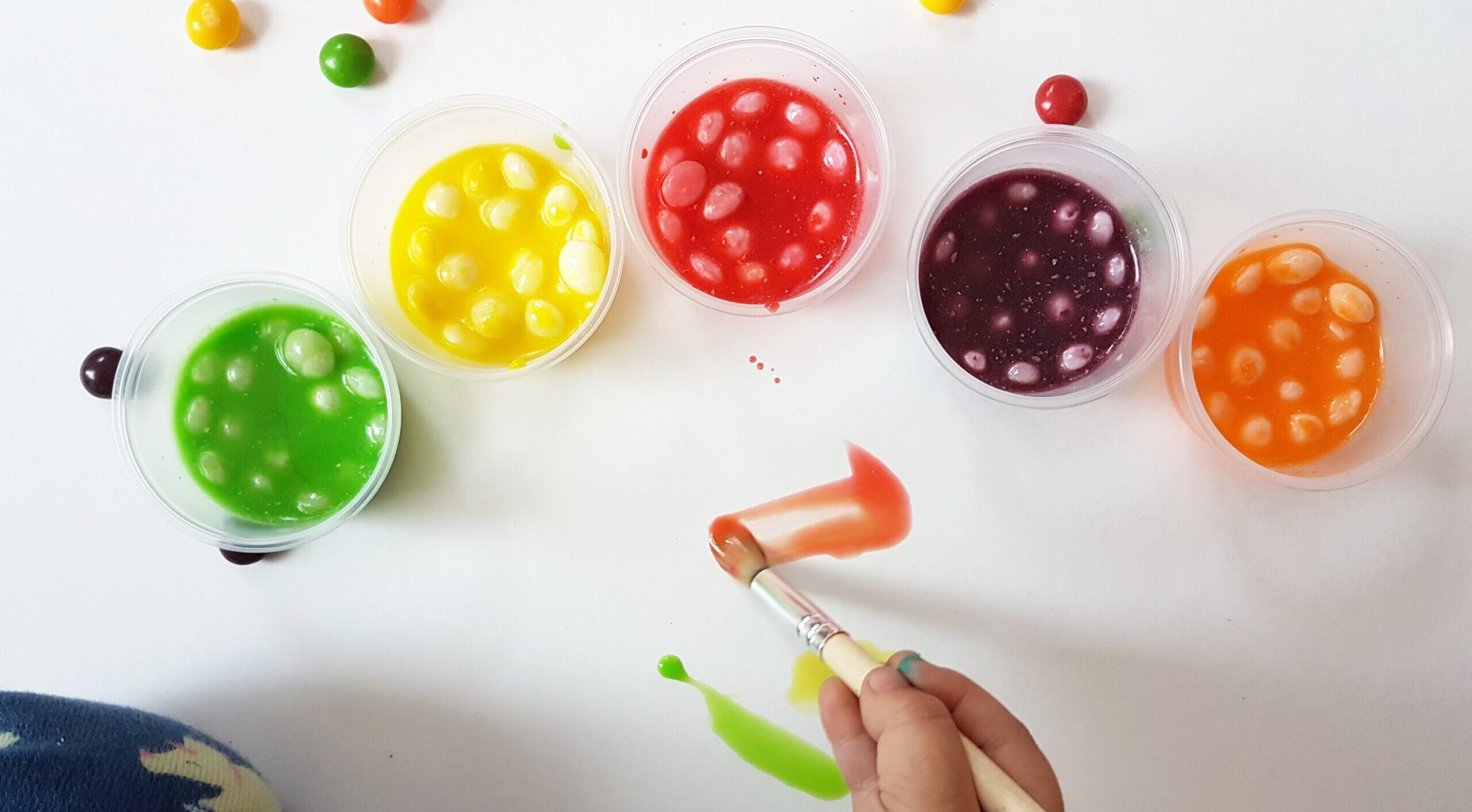 Skittle Painting